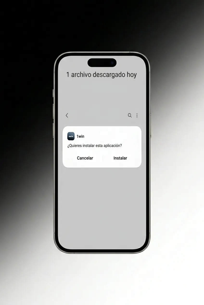 Descarga del APK 1win para Android en Chile, instalación paso a paso desde fuera de Google Play Store